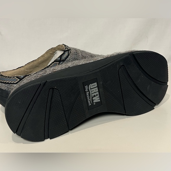 Men’s DREW Shoes Relax Slippers Woven Fabric Slip Resistant- Grey Woven - Sz 11 main image 8
